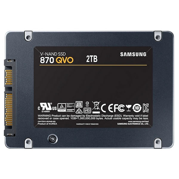 2.5" SATA SSD 2.0TB Samsung 870 QVO "MZ-77Q2T0BW" [R/W:560/530MB/s, 98/88K IOPS, MJX, 4bit MLC] 116934 Imagini