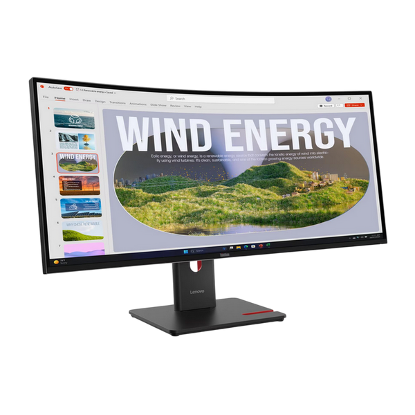 34" LENOVO ThinkVision T34WD-40,Black,Curved-VA,3440x1440,120Hz,4ms,300cd, CR3000:1,HDMI+DP+TypeC+US 235638 фото