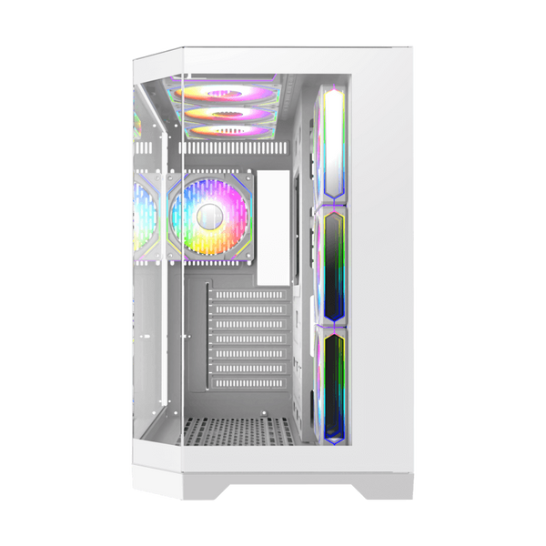 Case ATX GAMEMAX HYPE-A , w/o PSU, 0.5mm, 4x120mm ARGB Ventilators, ARGB Hub, Front&Side Tempered Glass, D 224524 Imagini