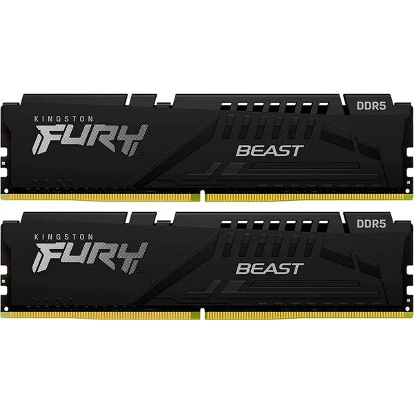 64GB DDR5-6000MHz Kingston FURY Beast (Kit of 2x32GB) (KF560C30BBEK2-64), CL30-36-36, 1.4V, AMD EXP 225024 фото