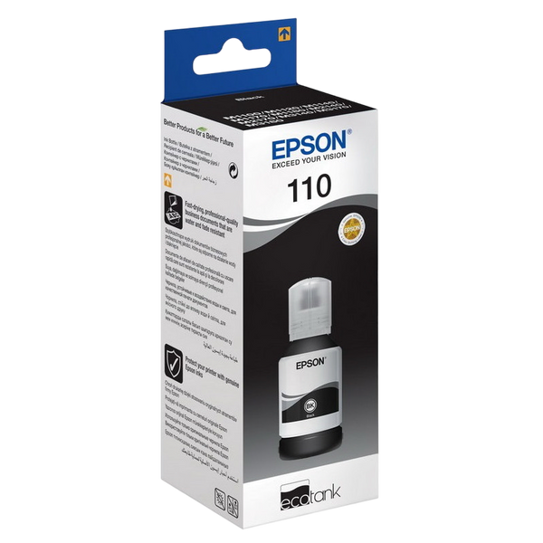 Ink Epson C13T03P14A, 110 EcoTank MX1XX Series Bottle XL, Black 93033 фото