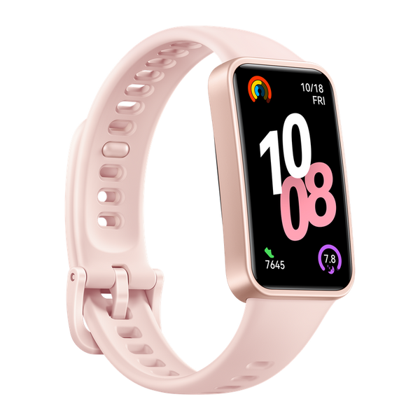 HUAWEI Band 10, Pink Durable Polymer Materials Body with Pink Fluoroelastomer Strap 231514 фото