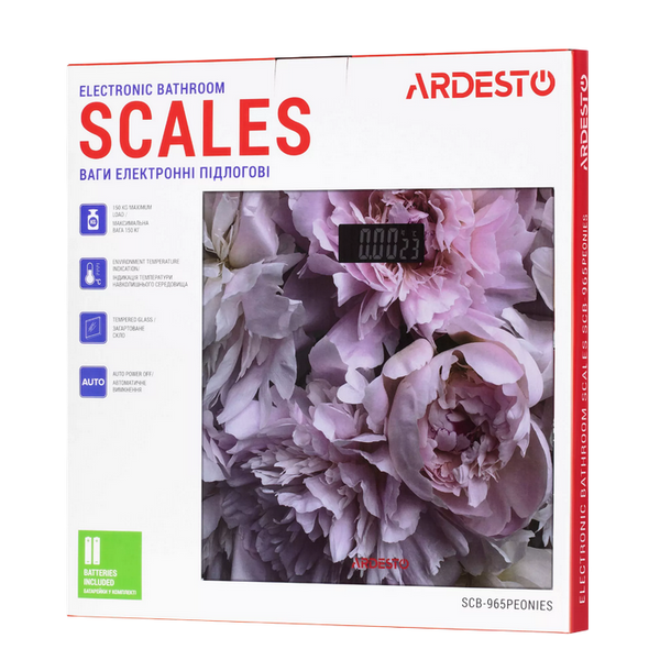 C&acirc;ntar de podea Ardesto SCB-965PEONIES 243492 Imagini