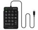 Numeric Keypad A4tech FK13P, Slim Profile, Round-Square Keycaps, High-Elasticity Silicon, USB, Black 116175 фото 2