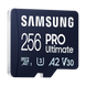 256GB MicroSD (Class 10) UHS-I (U3)+SD adapter, Samsung PRO Ultimate "MB-MY256SA" (R/W:200/130MB/s) 213346 фото 4