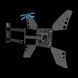 Wall Mount Barkan ''3400L'' Black 13"-83" Full Motion, max.50kg, VESA mm: up to 600x400mm 208167 фото 1