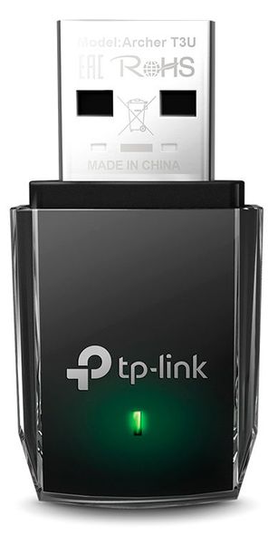 USB3.0 Mini Wireless AC Dual Band LAN Adapter TP-LINK "Archer T3U", 1300Mbps, MU-MIMO 97432 фото