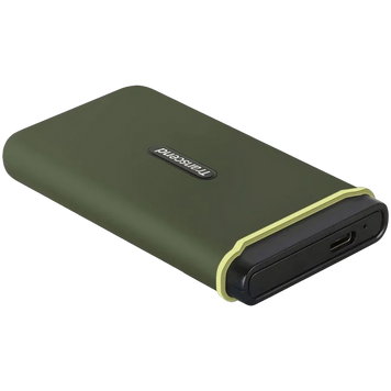 .500GB Transcend Portable SSD ESD380C Military Green, USB-C 3.2 (96x54x12mm, 75g, R/W:2K/2K MB/s) 210991 Imagini