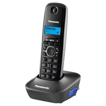 Dect Panasonic KX-TG1611UAH, Grey, AOH, Caller ID 46784 фото