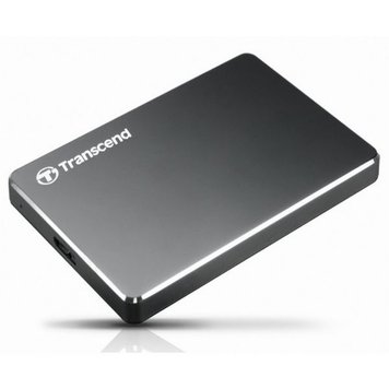 2.0TB (USB3.1) 2.5" Transcend "StoreJet 25C3", Iron Gray, Ultra-Slim, Aluminum Casing 79981 фото