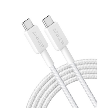 Type-C Cable Anker, 322, 0.9M, White 244936 фото