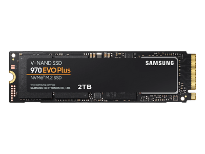 .M.2 NVMe SSD 2.0TB Samsung 970 EVO Plus [PCIe 3.0 x4, R/W:3500/3300MB/s, 620/560K IOPS, Phx, TLC] 208699 фото