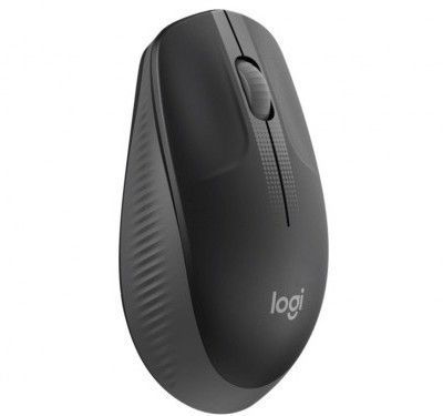 Wireless Mouse Logitech M190 Full-size, 1000 dpi, 3 buttons, Ambidextrous, 89,9g., 1xAA, 2,4Ghz, Bla 117859 Imagini