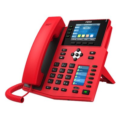 Fanvil X5U-R RED, High-end IP phone, Colour Display 133687 фото