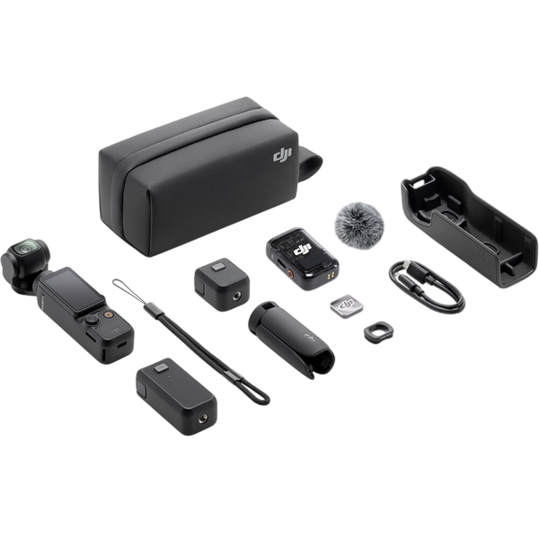 Camera Action cu stabilizator DJI Osmo Pocket 3 Creator Combo(1 mic), Black 224003 фото