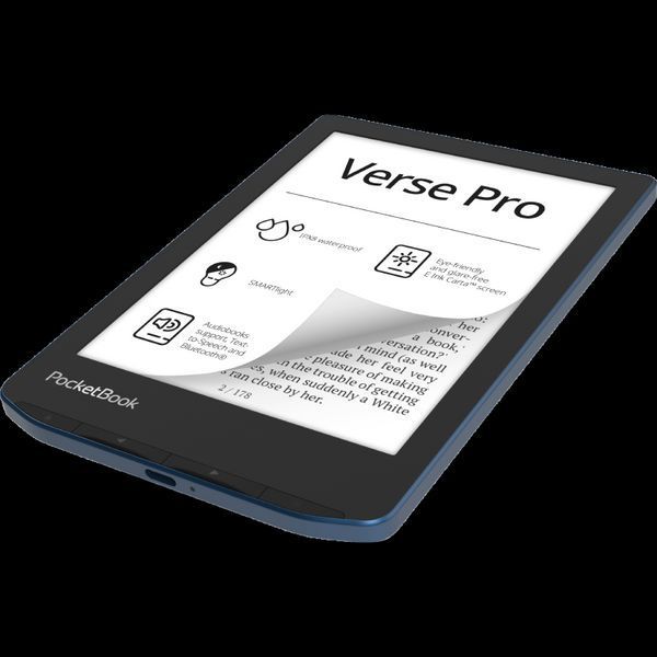 eBook Reader PocketBook Verse PRO, Azure, 6" E Ink&reg;Carta&trade; (1448&times;1072) 216136 Imagini