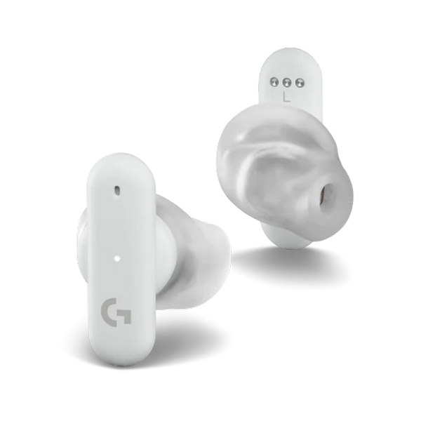 Wireless Gaming Earbuds Logitech FITS, 10mm drivers, 20-20kHz, 16 Ohm, 106dB, 7.2g, BT 5.2, White 208520 фото
