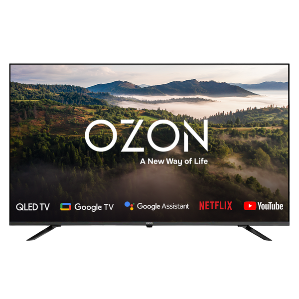58" LED SMART TV OZON U58QN8500S, QLED, 4K UHD, Google TV, Black 242343 Imagini