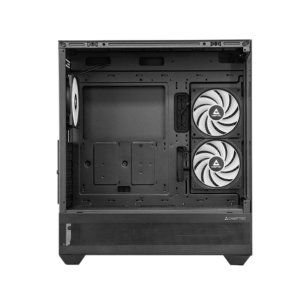 Case mATX Chieftec Chieftronic VISTA, w/o PSU, 0,8mm, 3x120mm ARGB, Temperd Glass, Controller RGB 1x 239979 фото
