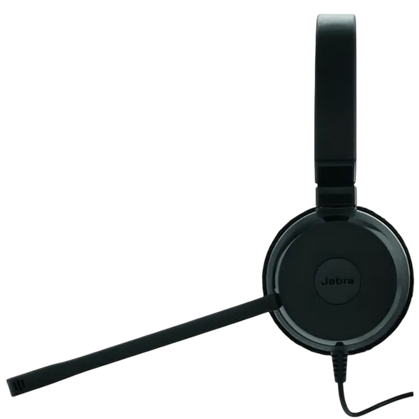 Headset Jabra Evolve 20 SE, Stereo MS, USB C/A adapter, Leather, Black 236128 фото