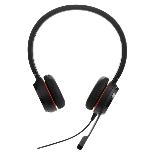 Headset Jabra Evolve 20 SE, Stereo MS, USB C/A adapter, Leather, Black 236128 фото