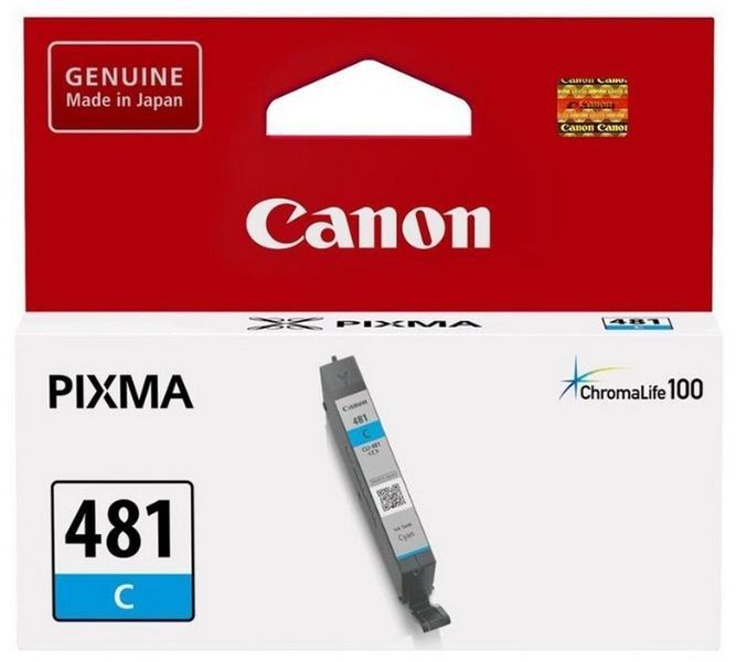 Ink Cartridge Canon CLI-481 C, Cyan 123263 Imagini