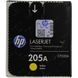 Laser Cartridge HP CF532A (205A) Yellow 120270 фото 1