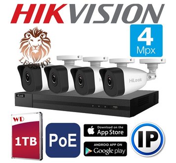 HIKVISION by HILOOK 4 Megapixeli IP POE 6597748 фото