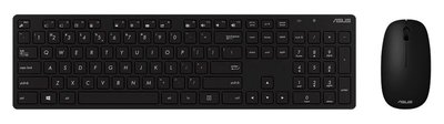 Wireless Keyboard & Mouse Asus W5000, Ultra-thin, Metal-like finish, Silent, 1xAA/2xAAA, Black 96711 фото