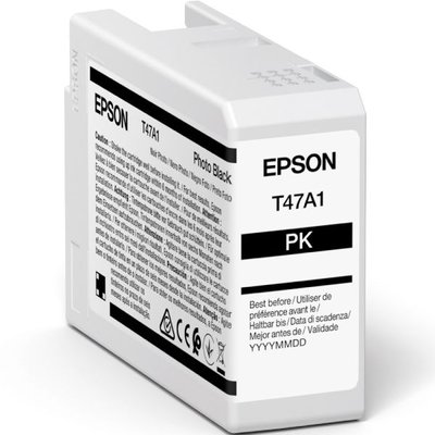 Ink Cartridge Epson T47A1 UltraChrome PRO 10 INK, for SC-P900, Photo Black, C13T47A100 132554 фото