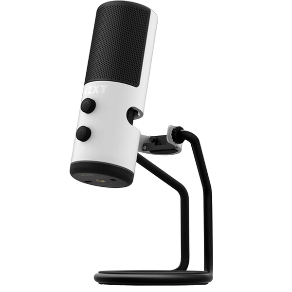 Microphones NZXT Capsule Mini, Cardioid, 24-bit/48kHz, 100Hz-10kHz, 110dB, USB-C, White 207839 фото