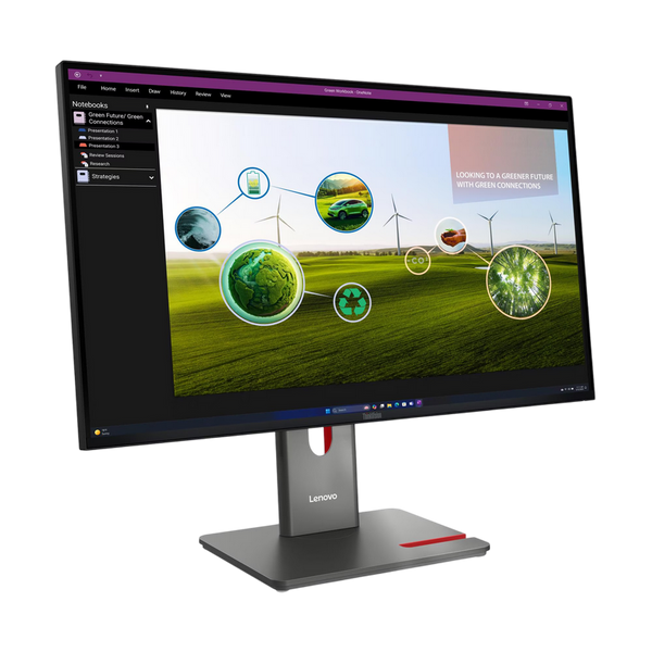 27" LENOVO ThinkVision P27Q-40,Black,IPS,2560x1440,120Hz,4ms 350cd,CR1500:1,HDMI+DP+USB+TypeC,Pivot 235647 фото