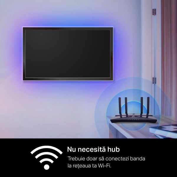 TP-LINK "Tapo L930-10", Smart Wi-Fi LED Dimmable Strip, Multicolor, Multizone+White, 10Meters,2000lm 146263 фото