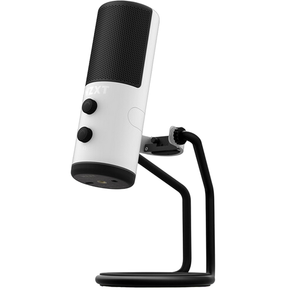 Microphones NZXT Capsule Mini, Cardioid, 24-bit/48kHz, 100Hz-10kHz, 110dB, USB-C, White 207839 фото