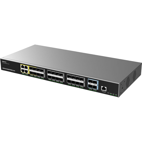 32-ports Layer 3 Aggregation Switch Grandstream "GWN7831", 4xGbit Combo, 24xSFP, 4x10Gbit SFP+, Cons 212600 фото