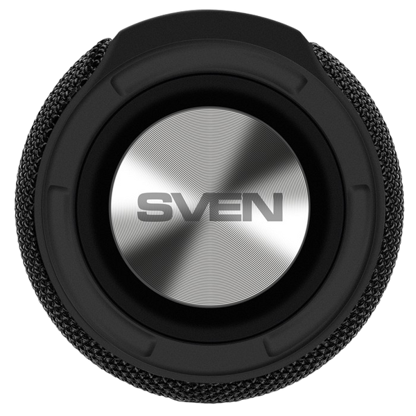 Speakers SVEN "PS-215" 12W, Waterproof (IPx6), TWS, Bluetooth, FM, USB, microSD, 2400mA*h, Black 200678 фото