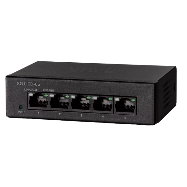.5-port Gigabit Desktop Switch Cisco SG110D-05 123566 Imagini