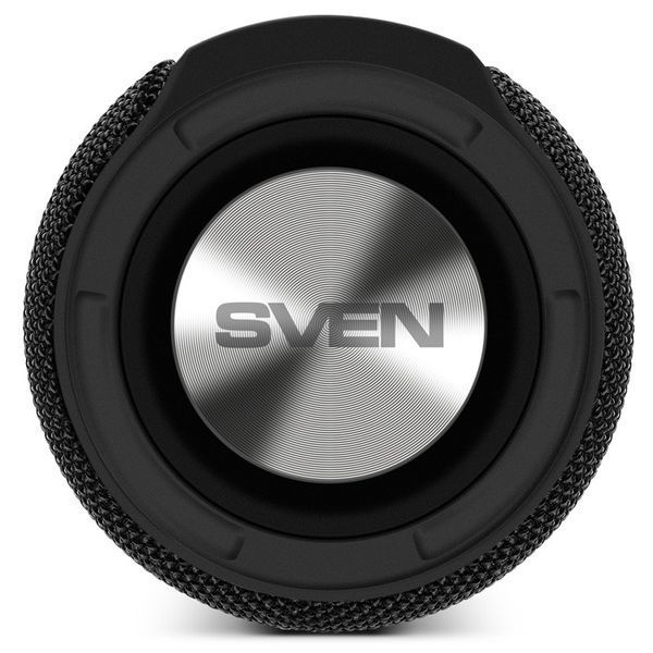 Speakers SVEN "PS-215" 12W, Waterproof (IPx6), TWS, Bluetooth, FM, USB, microSD, 2400mA*h, Black 200678 фото