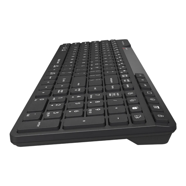 Wireless Keyboard A4Tech FBK27C AS, 12 Fn keys, Ultra Slim, Laser Inscribed Keys, up to 3 Devices, R 227392 Imagini