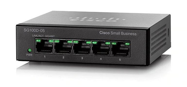 .5-port Gigabit Desktop Switch Cisco SG110D-05 123566 Imagini