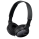 Headphones SONY MDR-ZX110AP, Mic on cable, 4pin 3.5mm jack L-shaped, Cable: 1.2m, Black 128715 Imagini 4