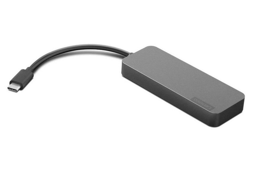 Lenovo USB-C to 4 Port USB-A Hub, Input:USB-C Male , Output:4*USB-A Female (USB3.0), Data rate 5Gbps 202584 фото