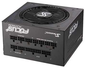 Power Supply ATX 650W Seasonic Focus Plus 650 80+ Platinum, Full Modular, Fanless until 30 % load 120308 фото