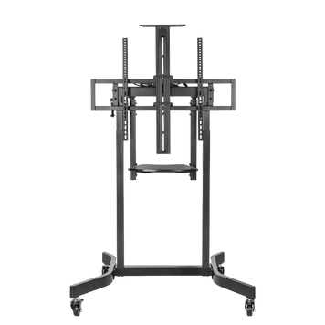 Display/TV Mount Stand Gembird TVS-100T-01, 55-100"; Black, VESA; max 120kg, Smartphone Motorolarized height adjust 219060 Imagini
