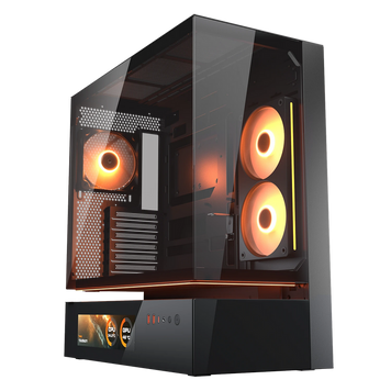 Case ATX Cougar CFV235 Vision w/o PSU, 2x120revers, 1x120mm, ARGB PWM, TG: Front&Side, 2xUSB3.0, 1xU 248870 фото