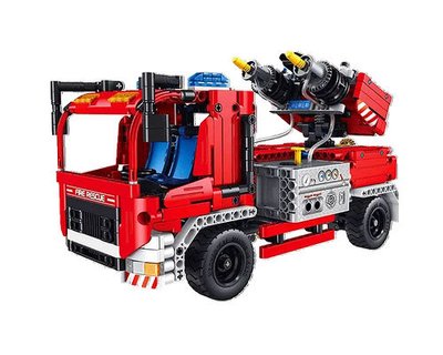 1801, XTech Bricks: Mini Fire Truck With Water Spraying, 163 pcs 120192 фото