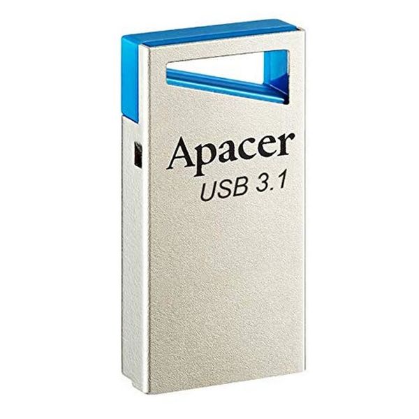 128GB USB3.1 Flash Drive Apacer "AH155", Silver, Super-Mini, Metal Case, Capless (AP128GAH155U-1) 122143 фото