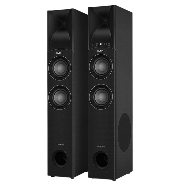 Speakers SVEN TWR-2800DD, 300W, DD, Bluetooth, HDMI, Optical, Coaxial, RC, black 268471 Imagini