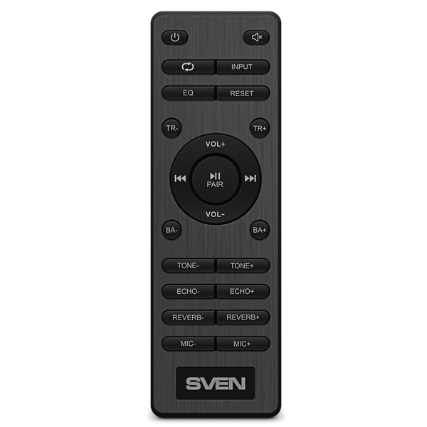 Speakers SVEN TWR-2800DD, 300W, DD, Bluetooth, HDMI, Optical, Coaxial, RC, black 268471 Imagini
