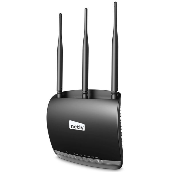Wi-Fi N Netis Router, "WF2533", 300Mbps, 3x5dBi Detachable Antenna 69647 фото